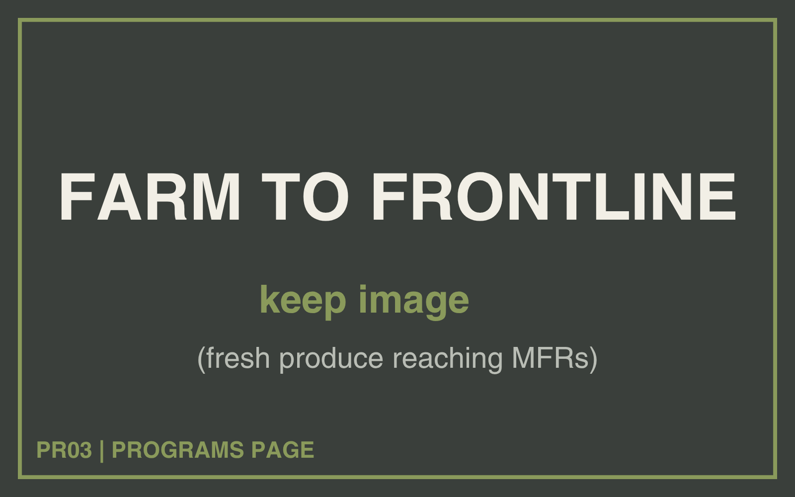 Fresh produce