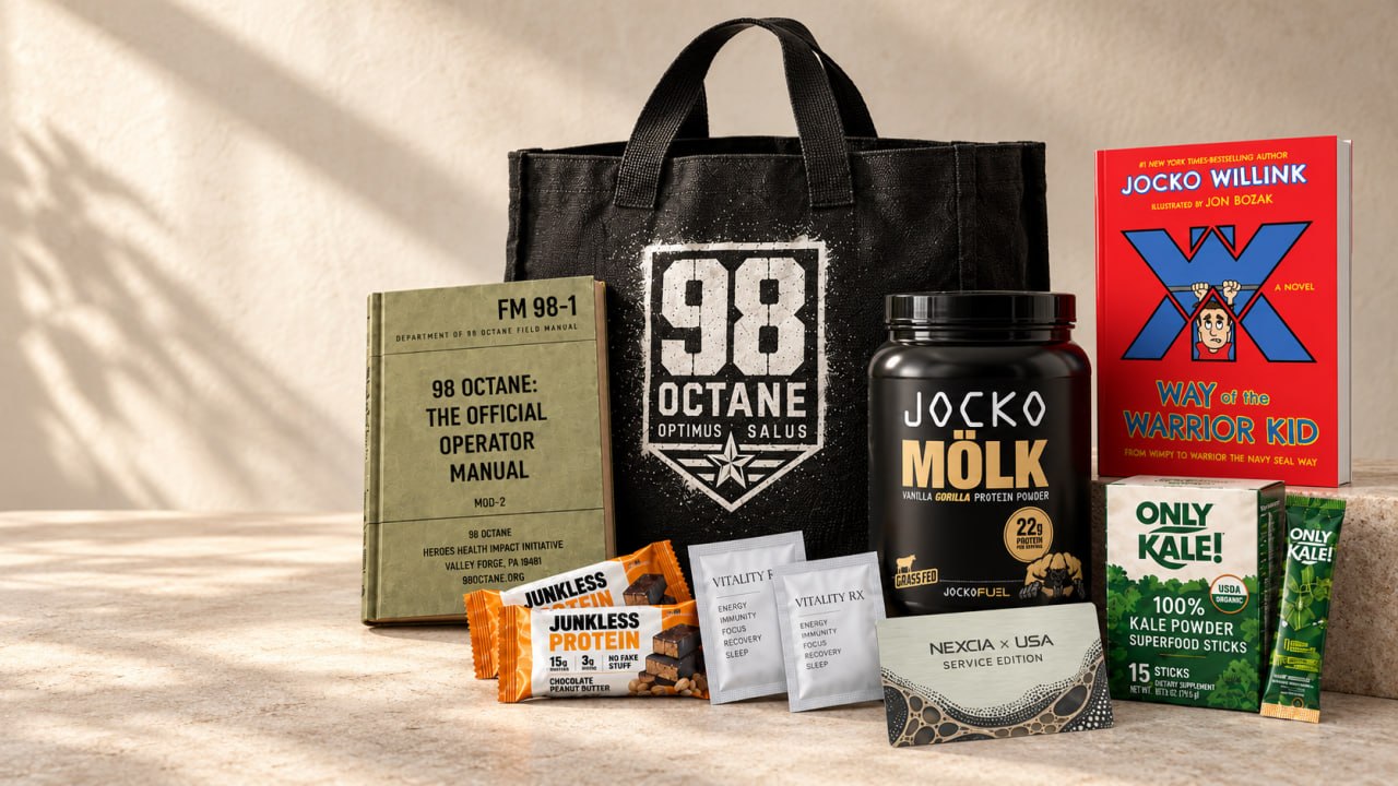 98 Octane Go Bag health and recovery kit